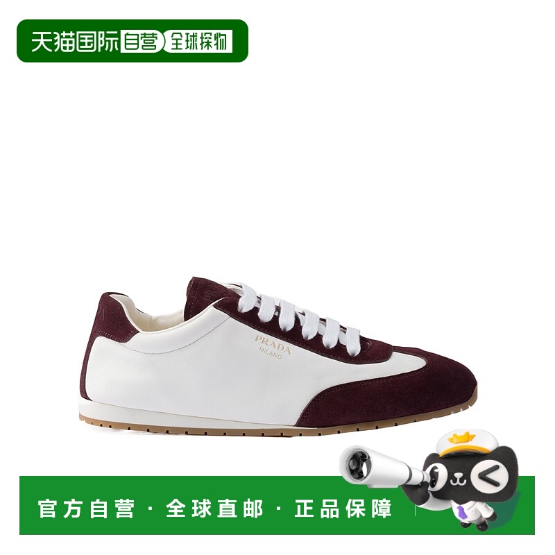 香港直邮Prada Nappa皮革与绒面皮革运动鞋 1E151OY5TF020