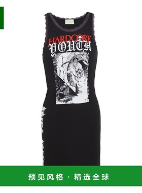 1h可退 香港直邮Aries 女士 短款连衣裙 black黑色 舒适时尚