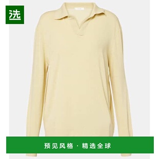 1h可退 香港直邮The Row 女士 Jovani 真丝Polo毛衣 000954新款