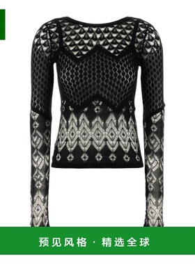 香港直邮BLUMARINE 女士针织衫 2M683AN0990 SS2026 花色 钩针编