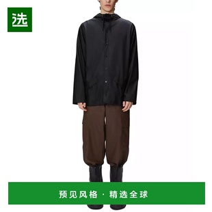 1h可退 【美国直邮】Rains 男士防水连帽雨衣 男装夹克 现代简约
