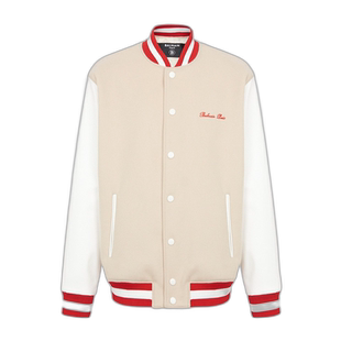 香港直邮Balmain 初剪羊毛徽标刺绣休闲棒球服夹克 CH1TF610ME53