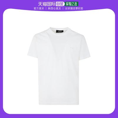 韩国直邮DSQUARED224SS短袖T恤男S74GD1253 S24662100 WHITE