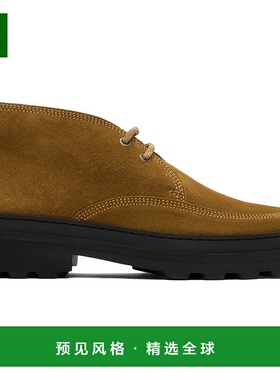 1h可退 香港直邮A.P.C. 男士 棕色 Clem 2.0 沙漠靴 PXBVJH54290