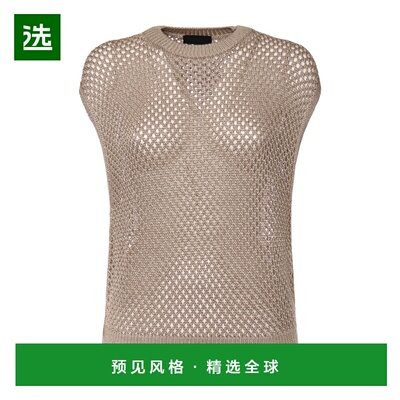 香港直邮DONDUP 女士针织衫 DT416M01002D002007 SS2026 米白色