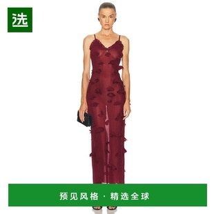 1h可退 香港直邮Coperni 女士 蝴蝶高科技连衣裙 COPML166Y3015