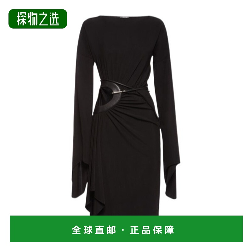香港直邮Tom Ford 平纹针织裹身中长连衣裙 78I-MCY045