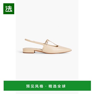 皮质露跟尖头平底鞋 女士 J2193L1250BIRCH 香港直邮VINCE 1h可退