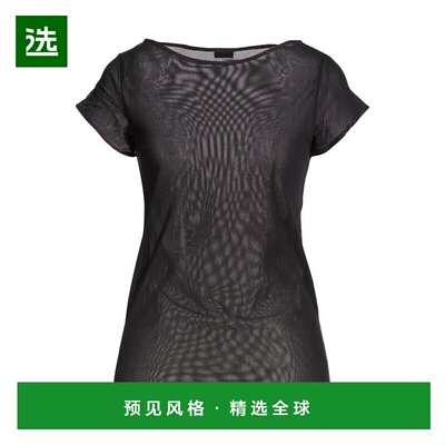 1h可退 香港直邮Alberta Ferretti 女士 基础款T恤 black黑色 舒