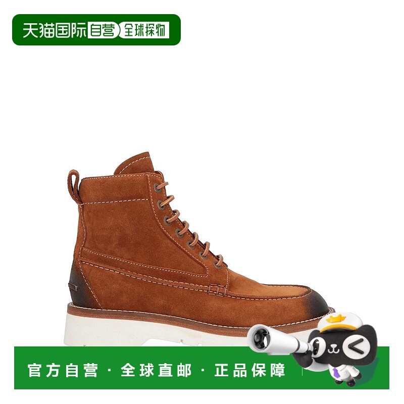 1h可退 香港直邮Dsquared2 二次方 男士 脚踝靴 brown棕色 舒适时