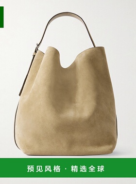 香港直邮TOTÊME 女士 灰褐色系绑带麂皮手提袋 234WAL853LE0004