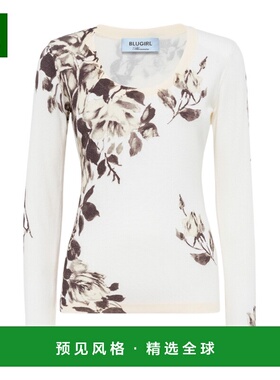 香港直邮BLUGIRL 女士针织衫 RF5070MAB01P9094 AW2025 白色