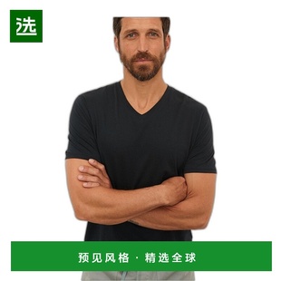 香港直邮Vince MR7779033403CBL V领T恤