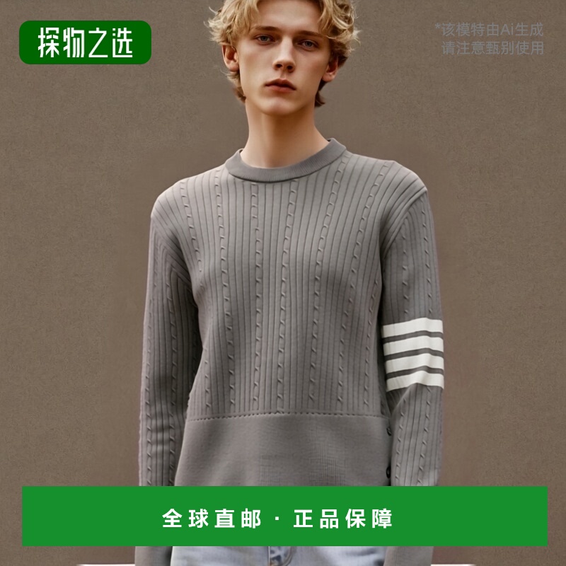 韩国直邮Thom Browne MKA460A Y3014 055 圆领针织 Baby Cable Li