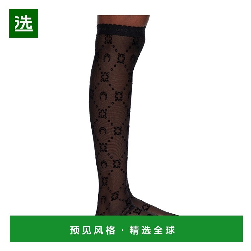 香港直邮Marine Serre Moonogram 网眼植绒长袜 WSO001ACJER0005,运动/瑜伽/健身/球迷用品,瑜伽袜子,淘宝优惠券,粉丝福利购,淘宝优惠卷