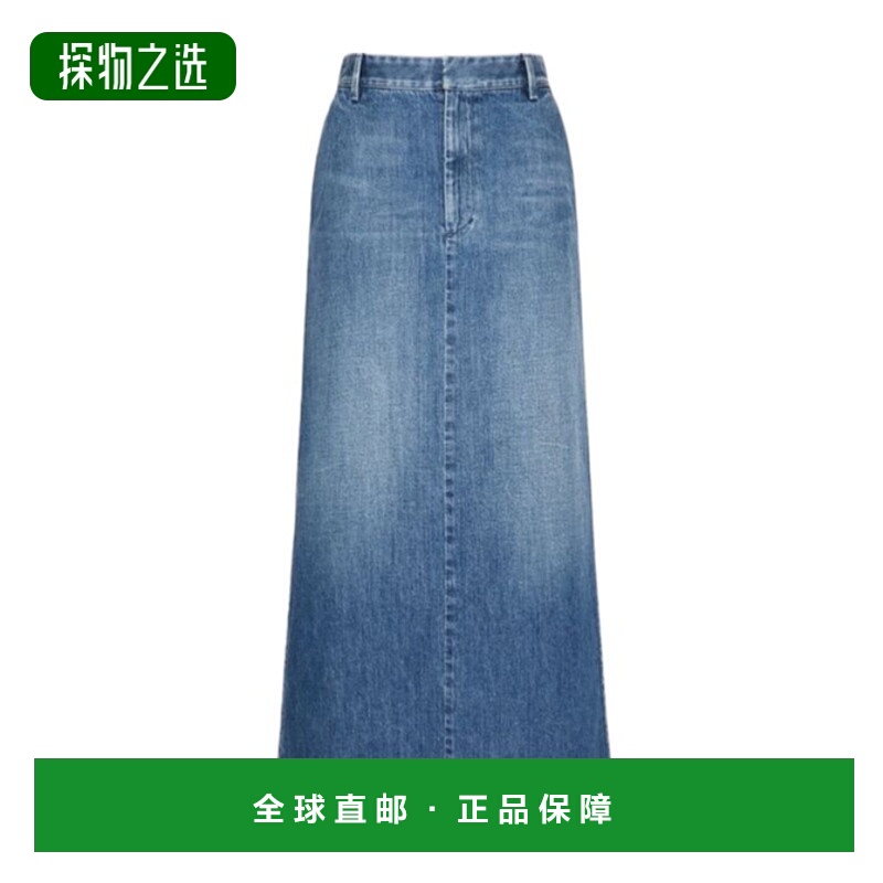 香港直邮Valentino 腰带环牛仔半身裙 4B0DD17F8JS华伦天奴