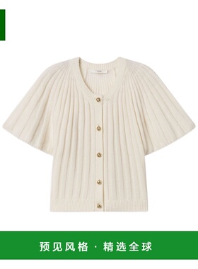 香港直邮FRAME 女士针织衫 WP26KSW025CREA SS2026 白色 短袖圆领