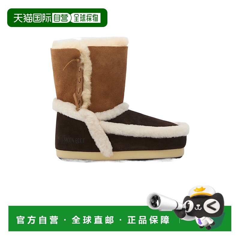香港直邮Moon Boot 徽标短筒靴 80D1470060