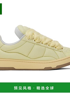 1h可退 香港直邮Lanvin 朗雯 男士 黄色 Curb XL 运动鞋 FMSKDK0C