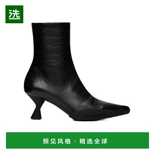 香港直邮MARINE SERRE 女士高跟鞋 F059SS23W00 SS2023 黑色