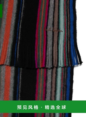 香港直邮PAUL SMITH 男士围巾 M1A151FT64479 AW2025 黑色 MEN SC