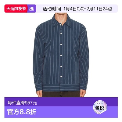 1h可退 香港直邮Nn07 男士 Reed Shacket 条纹衬衫式夹克 2580000