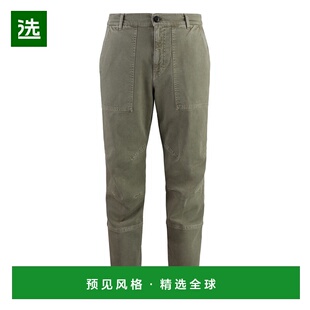 1h可退 香港直邮Dondup 男士 CARGO-TROUSERS 棉质长裤 UP653ASE0
