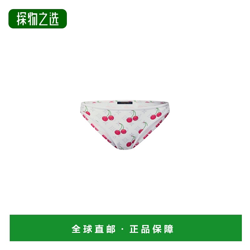 1h可退 欧洲直邮LV (2025) LV x TM - 樱桃红泳裤低腰比基尼泳衣