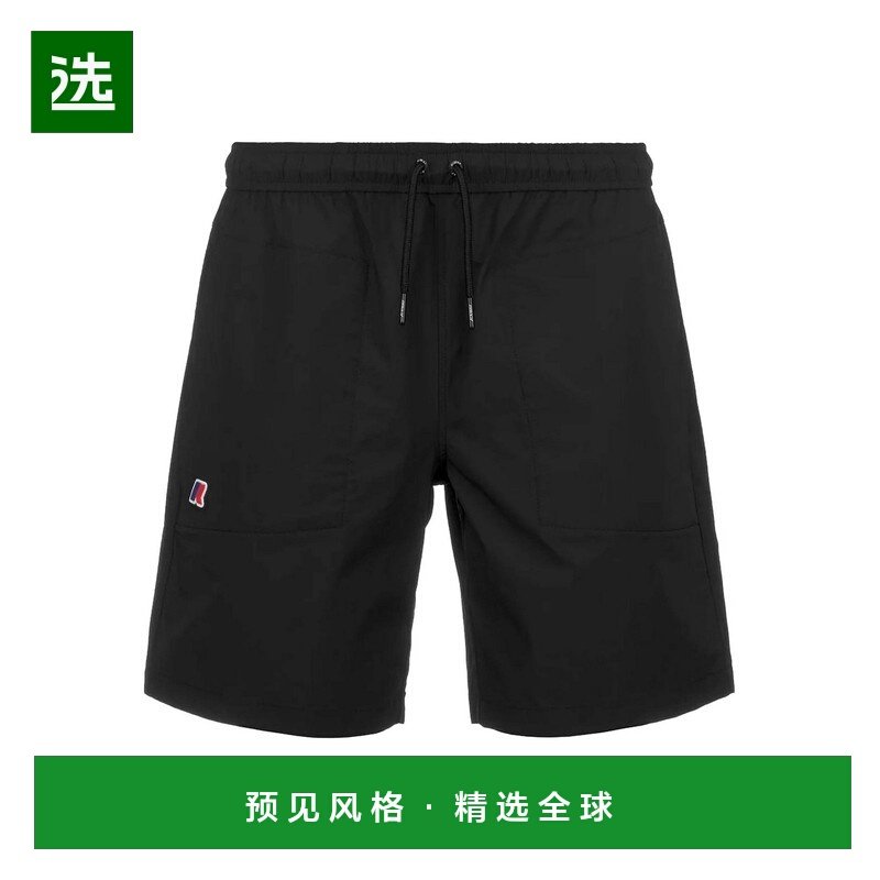 香港直邮K-WAY 男士短裤 K7124QWUNISEXUSY SS2025 黑色 Shorts,男装,休闲裤,淘宝优惠券,粉丝福利购,淘宝优惠卷
