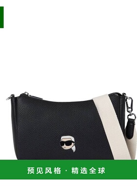 香港直邮KARL LAGERFELD 女士斜挎包 A2W30106999 SS2025 黑色