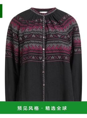 1h可退 香港直邮ANTIK BATIK 女士 Blouses 花纹衬衫 black黑色