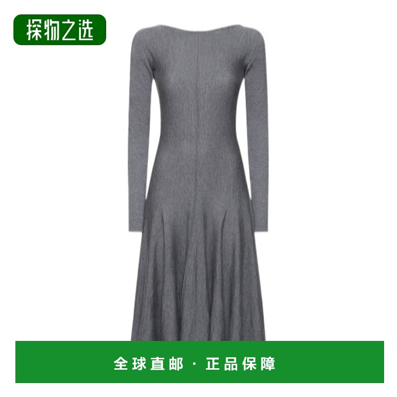 香港直邮Khaite 羊毛中长连衣裙 78I-TC1008