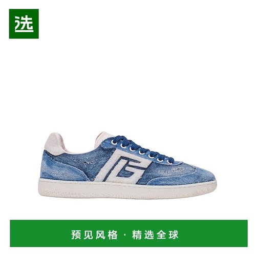 香港直邮Balmain Swan 破洞低帮休闲鞋 EM1VI360TRID