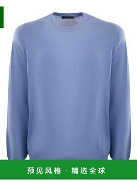 香港直邮FAY 男士针织衫 NMMC150171TOHPU601 SS2025 蓝色 Cotton