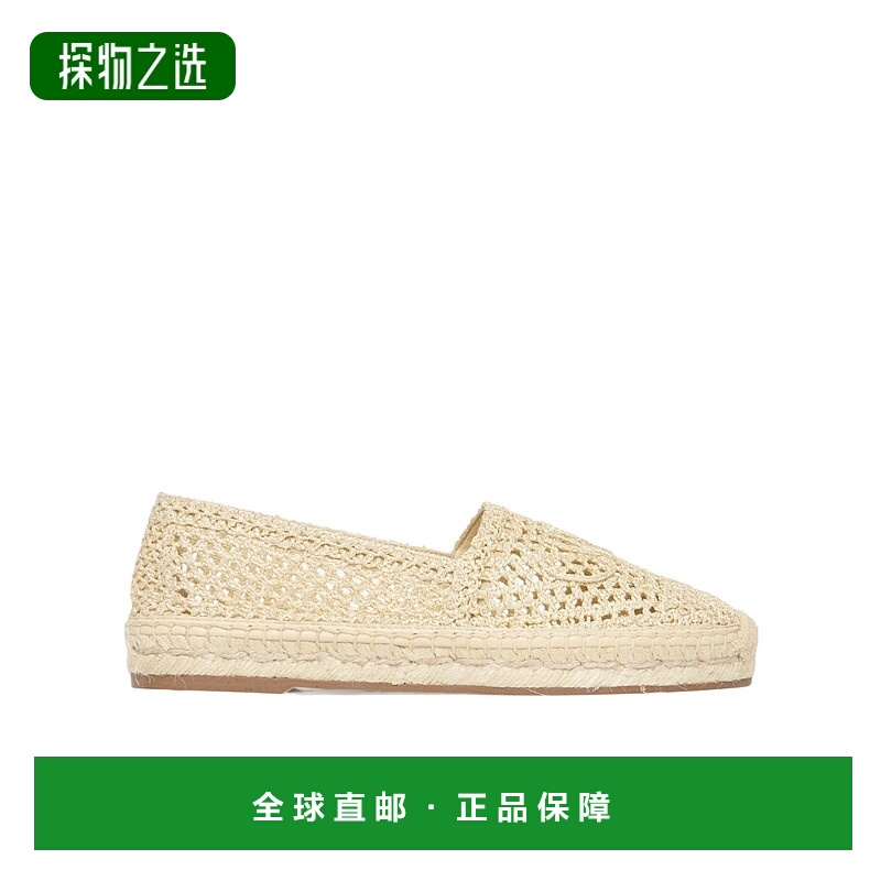 香港直邮Chloe Isla 草编鞋 C25U10MRG