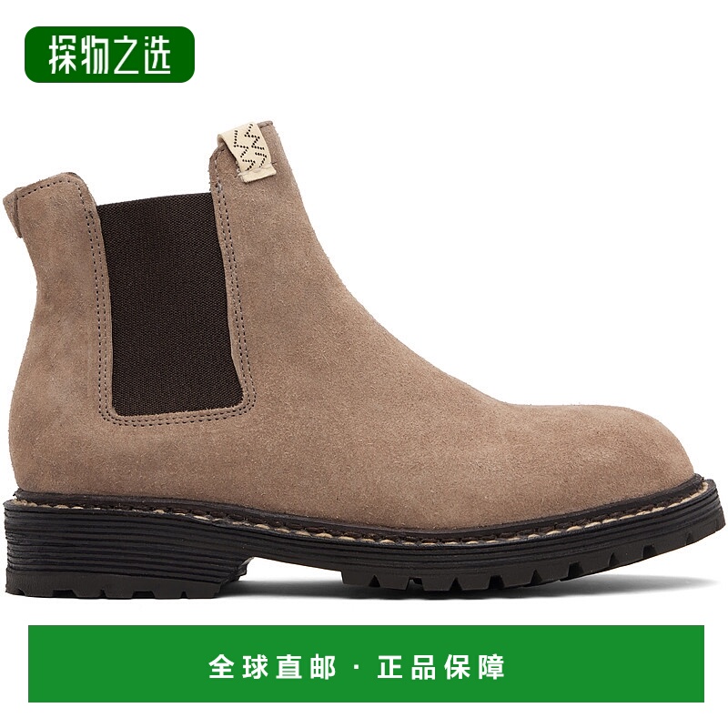 香港直邮Visvim 维斯维木 男士 棕色 Gornergrat Mid-Folk 切尔西