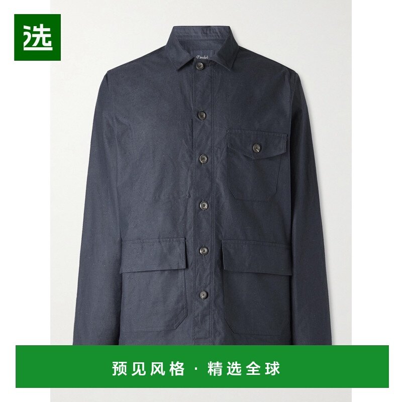 1h可退 香港直邮drakes 男士 棉质衬衫式衬衫 DR2A1A00012,男装,衬衫,淘宝优惠券,粉丝福利购,淘宝优惠卷