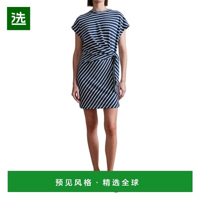 1h可退 【美国直邮】APIECE APART Nina Cinched Mini Dress 海军