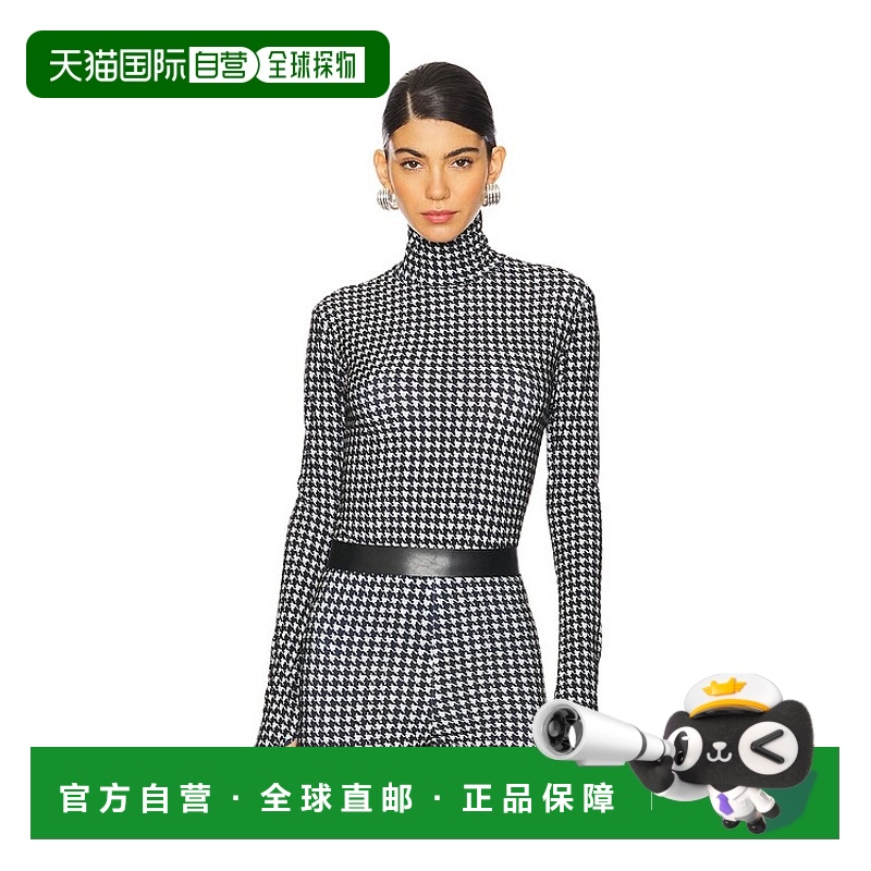 1h可退 香港直邮NORMA KAMALI 诺玛·卡玛丽 女士 修身长袖高领上