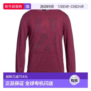 1h可退 香港直邮Armani Exchange 男士 毛衣 red红色 舒适时尚