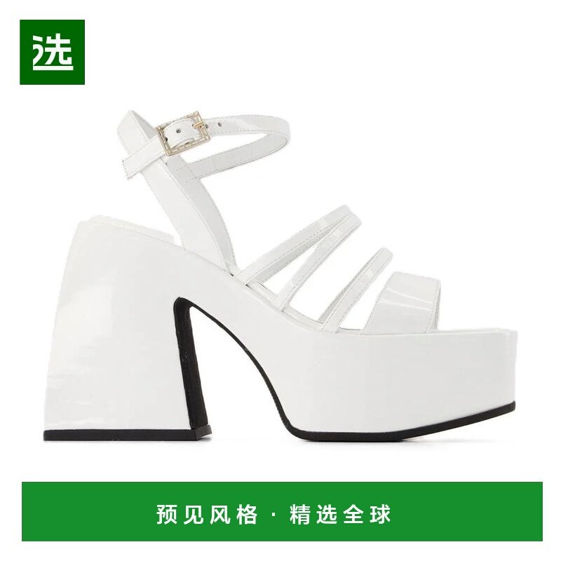 香港直邮NODALETO 女士凉鞋 NO1128 SS2023 白色 Nodaleto Bulla,女鞋,时装凉鞋,淘宝优惠券,粉丝福利购,淘宝优惠卷
