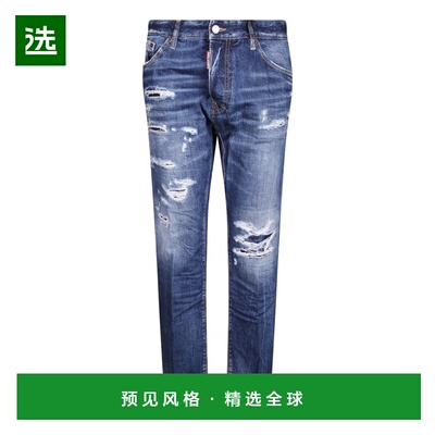 香港直邮DSQUARED2 男士牛仔裤 S74LB1854D30011470 SS2026