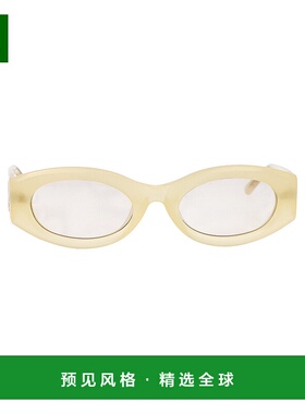 1h可退 香港直邮The Attico 女士 黄色醋纤太阳眼镜 ATTICO38SUNC