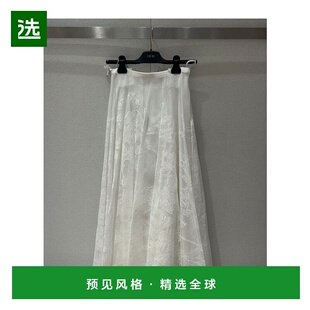 611J75A8A51 迪奥A字裙 香港直邮Dior 蕾丝细节半身裙女装