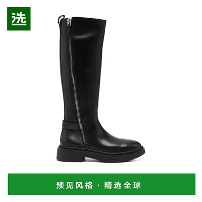 香港直邮ASH 女士靴子 MADMAN01BLACK AW2024 花色 侧置拉链长筒