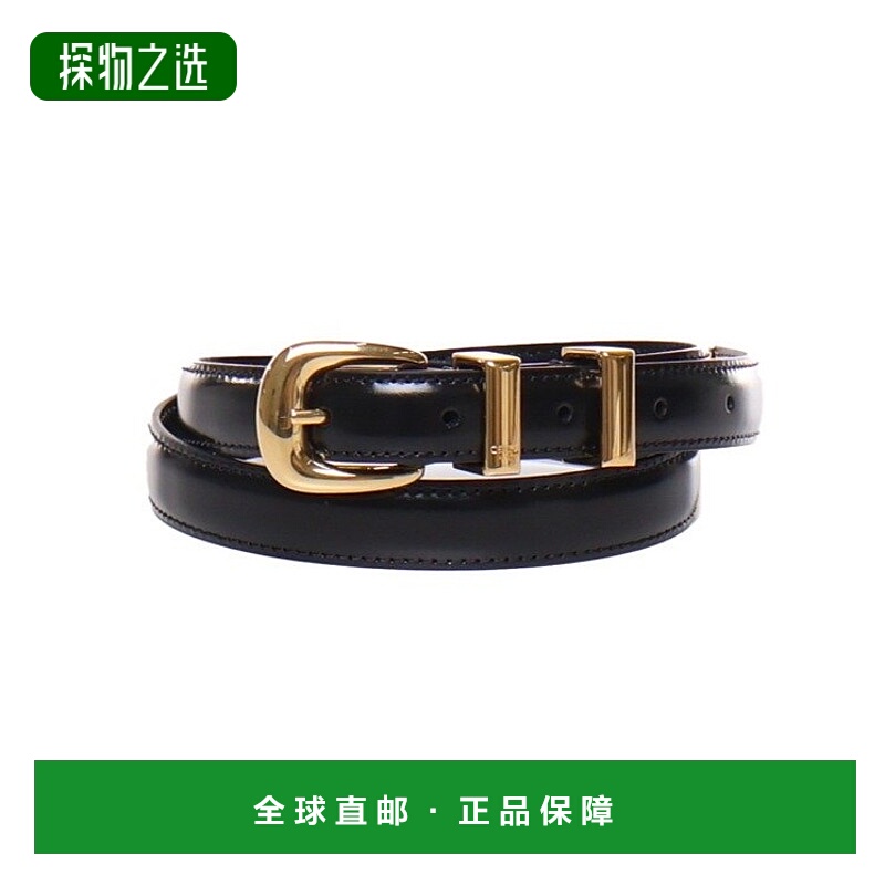 香港直邮Celine 思琳 女士 WESTERN 14光滑牛皮革腰带 45BAE3A01