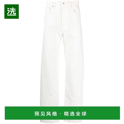 1h可退 香港直邮Lanvin 朗雯 男士 白色牛仔裤 RMTR0051D07601