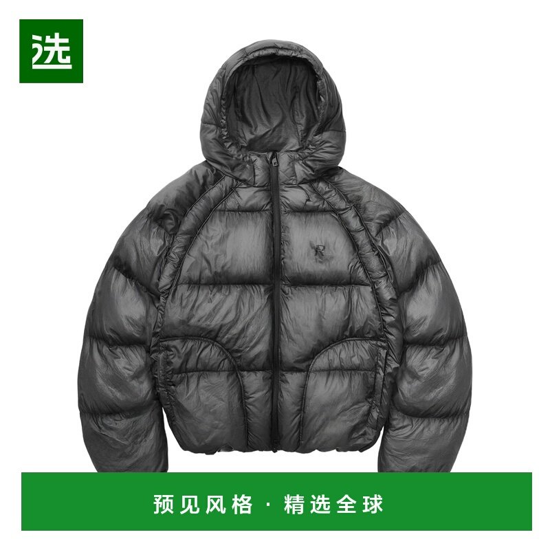 香港直邮Represent 男士羽绒服 MLM10012002 AW2025 黑色 连帽羽,男装,羽绒服,淘宝优惠券,粉丝福利购,淘宝优惠卷