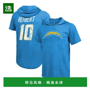 男款 Majestic Fanatics Justin 粉蓝色洛杉 Herbert 美国直邮