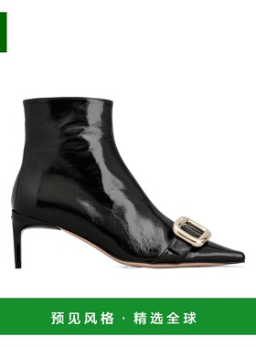 香港直邮Roger Vivier Viv' Canard金属饰扣短筒靴 RVW72239180TM